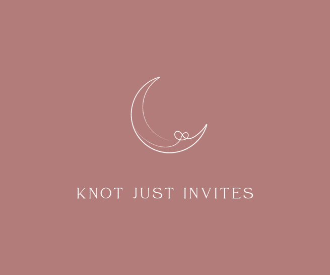 Knot Just Invites Logo Design