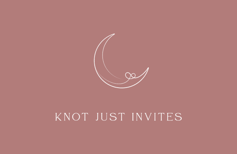 Knot Just Invites Logo Design