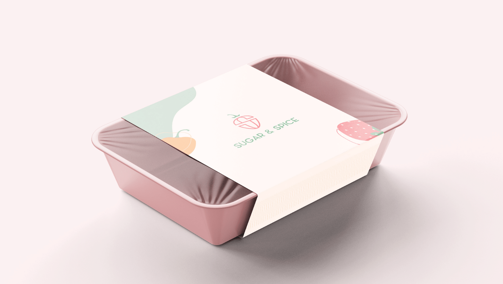 Sugar & Spice Food Tray Mockup